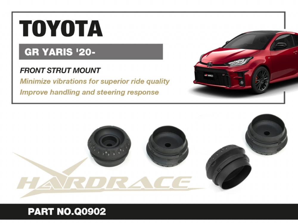 HARDRACE TOYOTA GR YARIS 20-/ YARIS XP210 20+ FRONT STRUT MOUNT HARDEN RUBBER - 2PCS/SET HardRace