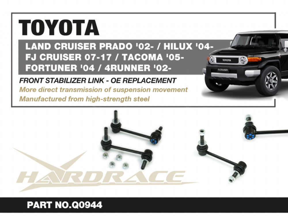 HARDRACE TOYOTA 4RUNNER/FJ CRUISER/LEXUS GX FRONT STAB LINK 2PCS/SET OE REPLACEMENT HardRace