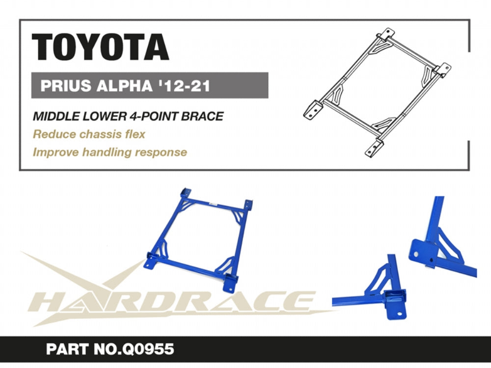 HARDRACE MIDDLE LOWER 4-POINT BRACE HardRace