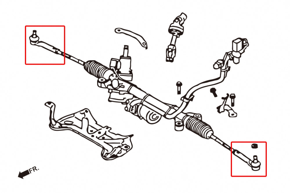 HARDRACE ROLL CENTRE TIE ROD END HardRace