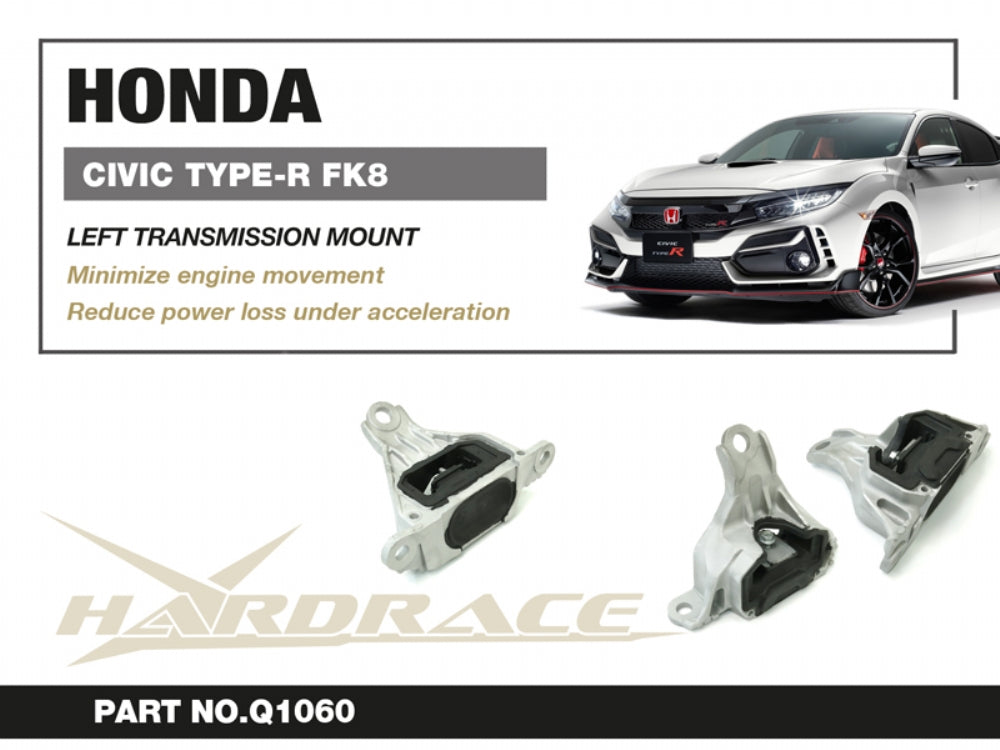 HARDRACE UPRATED TRANSMISSION MOUNT LEFT HAND SIDE HardRace