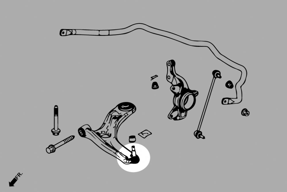 HARDRACE FRONT LOWER BALL JOINT HardRace