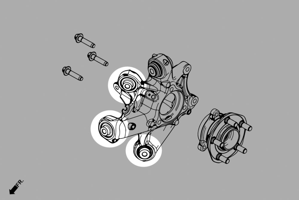 HARDRACE REAR KNUCKLE BUSH HardRace