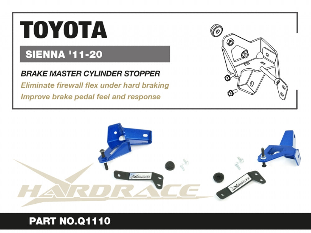 HARDRACE TOYOTA SIENNA XL30 11-20 BRAKE MASTER CYLINDER STOPPER 1PCS/SET HardRace
