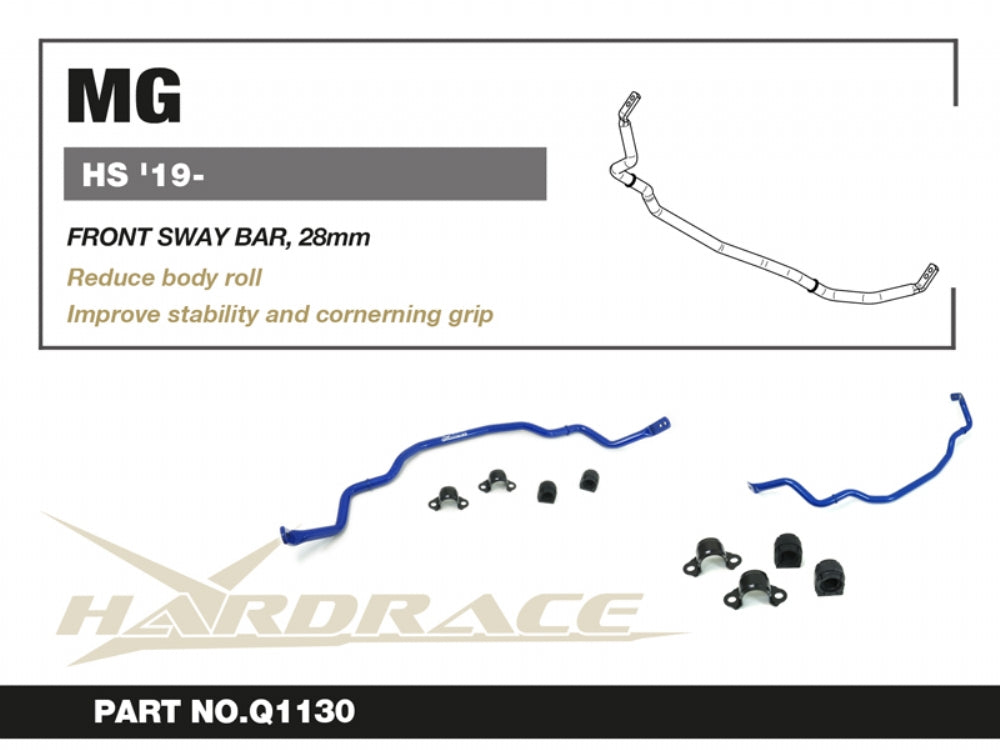 HARDRACE MG HS 19+ FRONT SWAY BAR, 28mm - 5PCS/SET HardRace