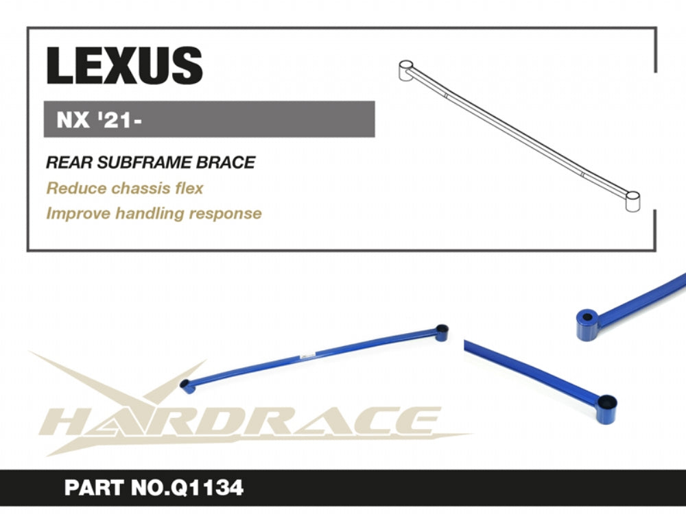 HARDRACE LEXUS NX 21- REAR SUB-FRAME BRACE - 1PC/SET HardRace