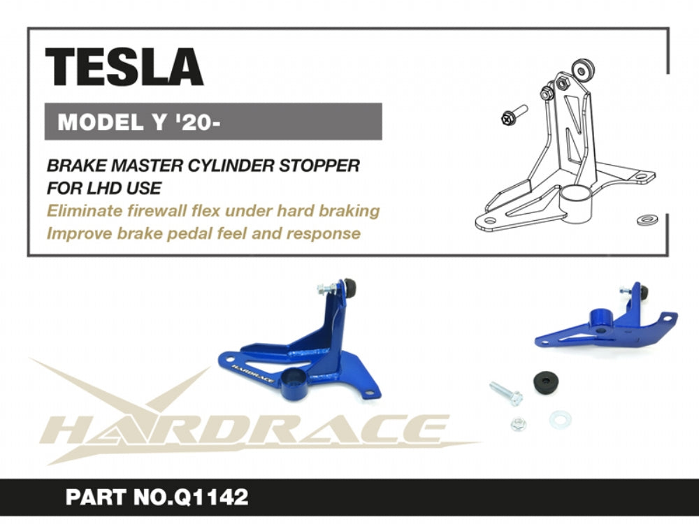 HARDRACE TESLA MODEL Y 20+ BRAKE MASTER CYLINDER STOPPER - 1PCS/SET FOR LHD USE HardRace
