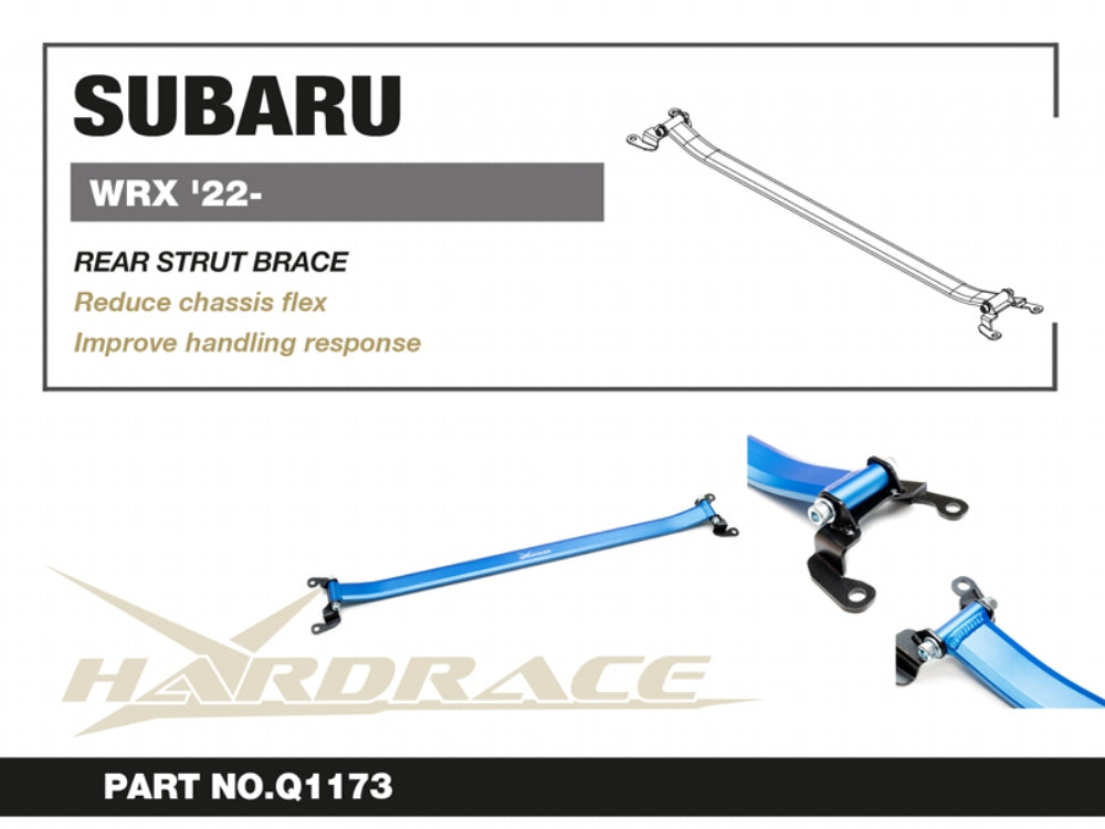 HARDRACE SUBARU WRX 22- SEDAN REAR STRUT BRACE - 1PCS/SET HardRace