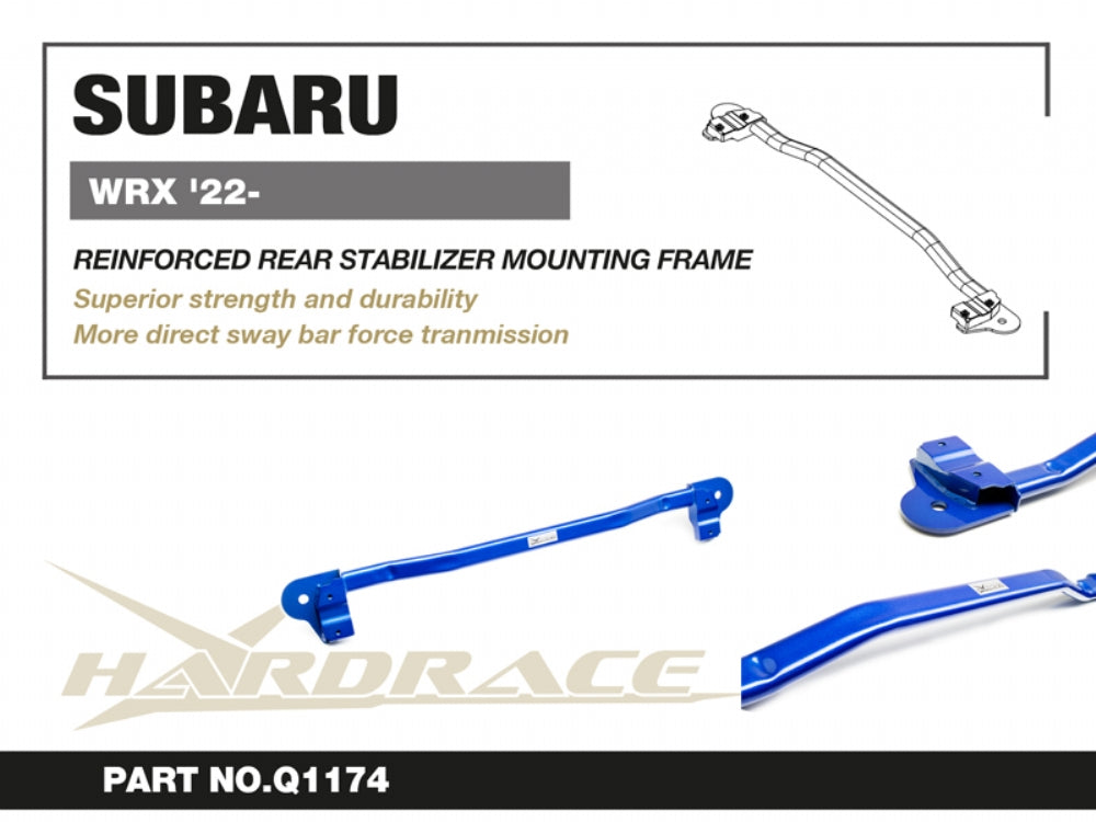 HARDRACE SUBARU WRX 22- REINFORCED REAR STABILIZER MOUNTING FRAME - 1PCS/SET HardRace