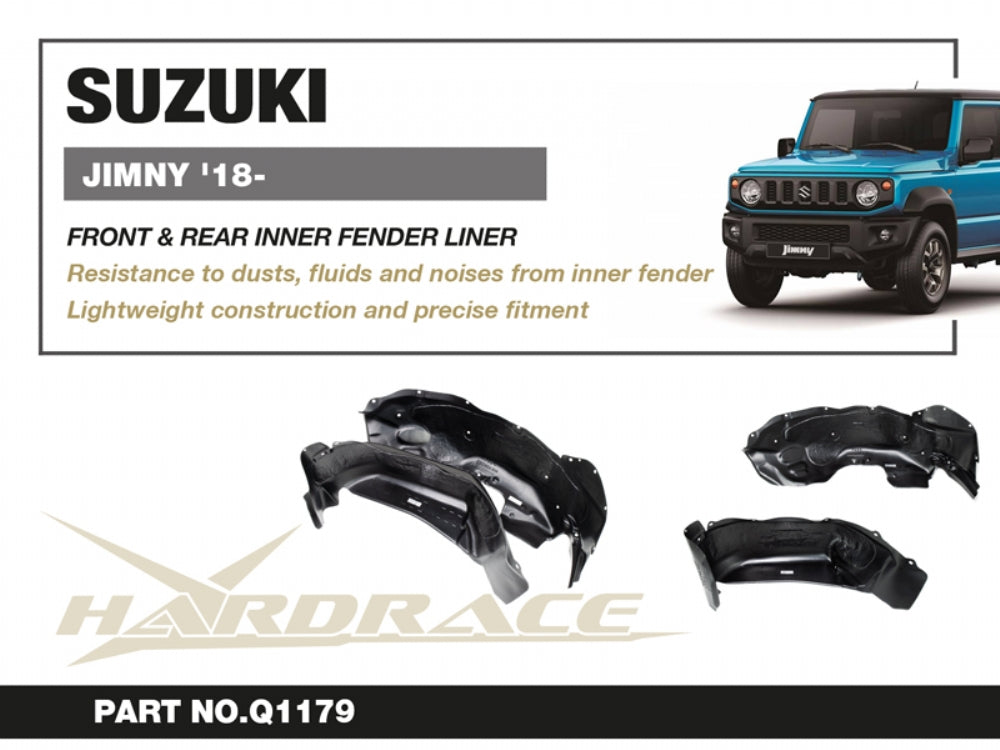 HARDRACE SUZUKI JIMNY 18+ FRONT & REAR INNER FENDER LINER - 4PCS/SET HardRace