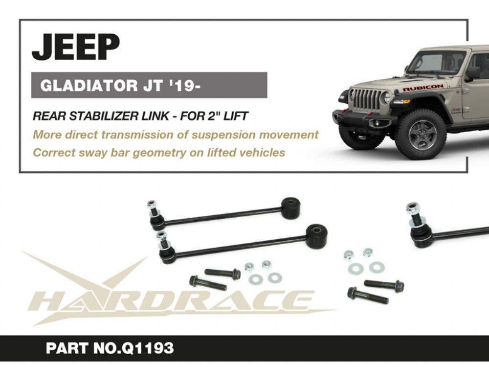 HARDRACE JEEP GLADIATOR JT 19+ REAR STABILIZER LINK - LIFT 2 INCHES - 2PCS/SET HardRace