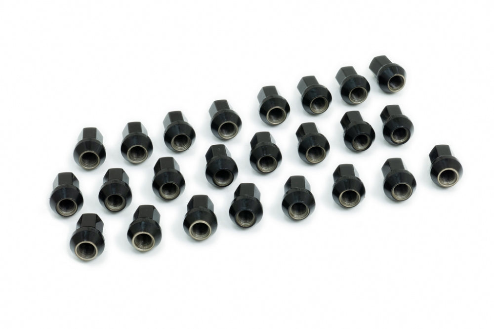 HARDRACE WHEEL LUG NUTS HEX 17 M12x15 LENGTH: 35MM CLOSE-END TYPE 60 CONICAL SEAT 24PCS HardRace