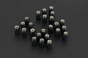 HARDRACE WHEEL LUG NUTS HEX 17 M12x15 LENGTH: 35MM CLOSE-END TYPE 60 CONICAL SEAT 24PCS HardRace