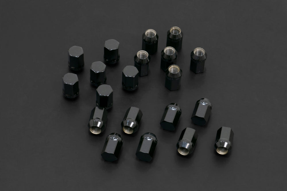 HARDRACE WHEEL LUG NUTS HEX 21 M14x15 LENGTH: 35MM CLOSE-END TYPE 60 CONICAL SEAT 20PCS HardRace