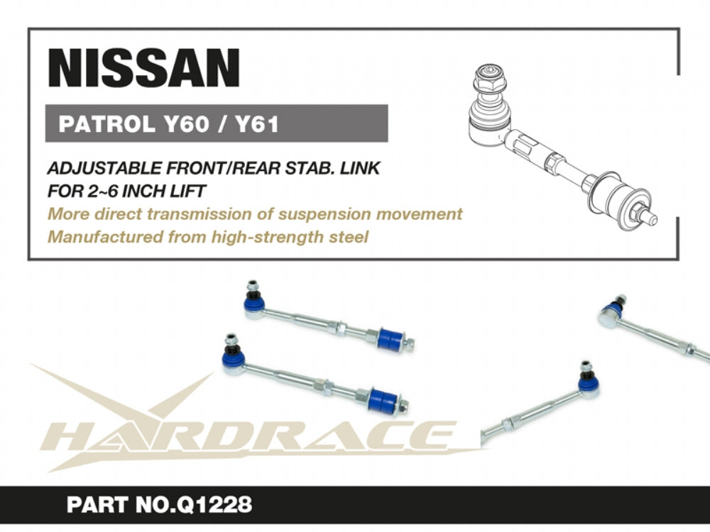 HARDRACE FRONT/REAR ADJ. STABILIZER LINK HardRace