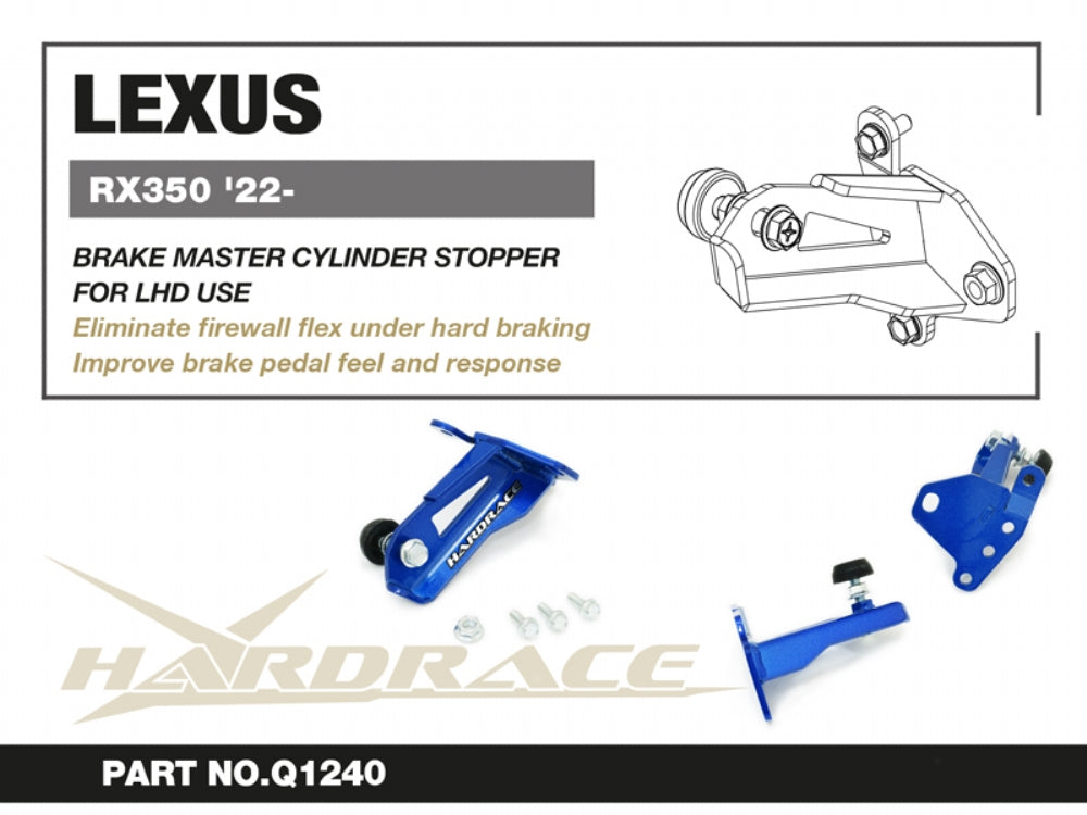 HARDRACE LEXUS RX350 22- BRAKE MASTER CYLINDER STOPPER - 1PCS/SET FOR LHD USE HardRace