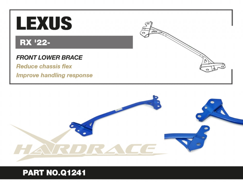HARDRACE LEXUS RX 22- FRONT LOWER BRACE - 1PC/SET HardRace
