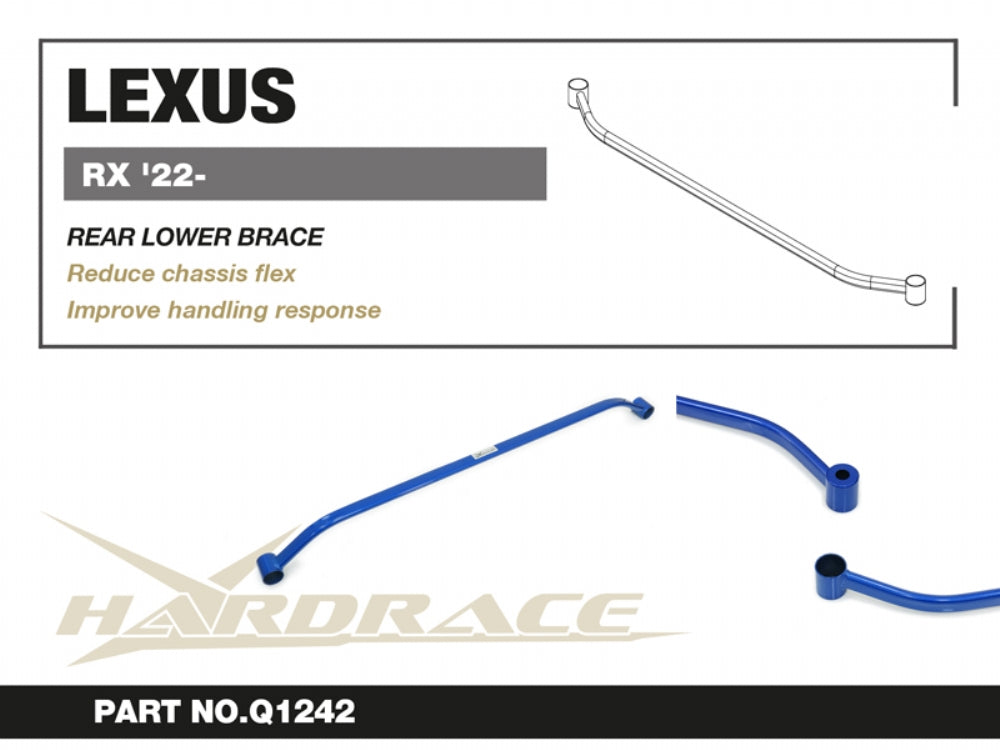 HARDRACE LEXUS RX 22- REAR LOWER BRACE - 1PC/SET HardRace