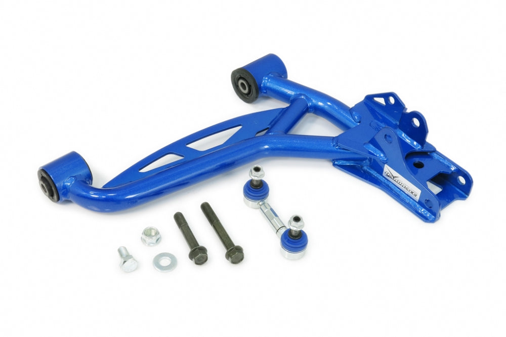 HARDRACE MAZDA MIATA/MX-5 98-05 FRONT TUBULAR LOWER ARM + STAB LINK HARDEN RUBBER 4PCS HardRace