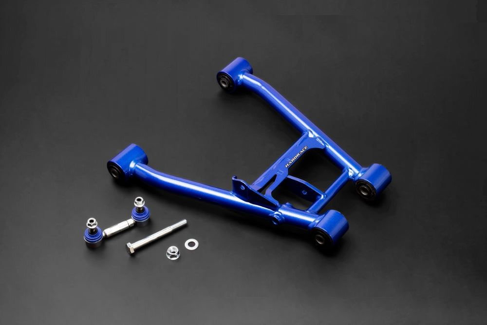 HARDRACE MAZDA MIATA/MX-5 98-05 REAR TUBULAR LOWER ARM + STAB LINK HARDEN RUBBER 4PCS/SET HardRace