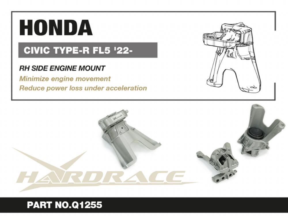 HARDRACE RIGHT SIDE ENGINE MOUNT HONDA CIVIC HardRace