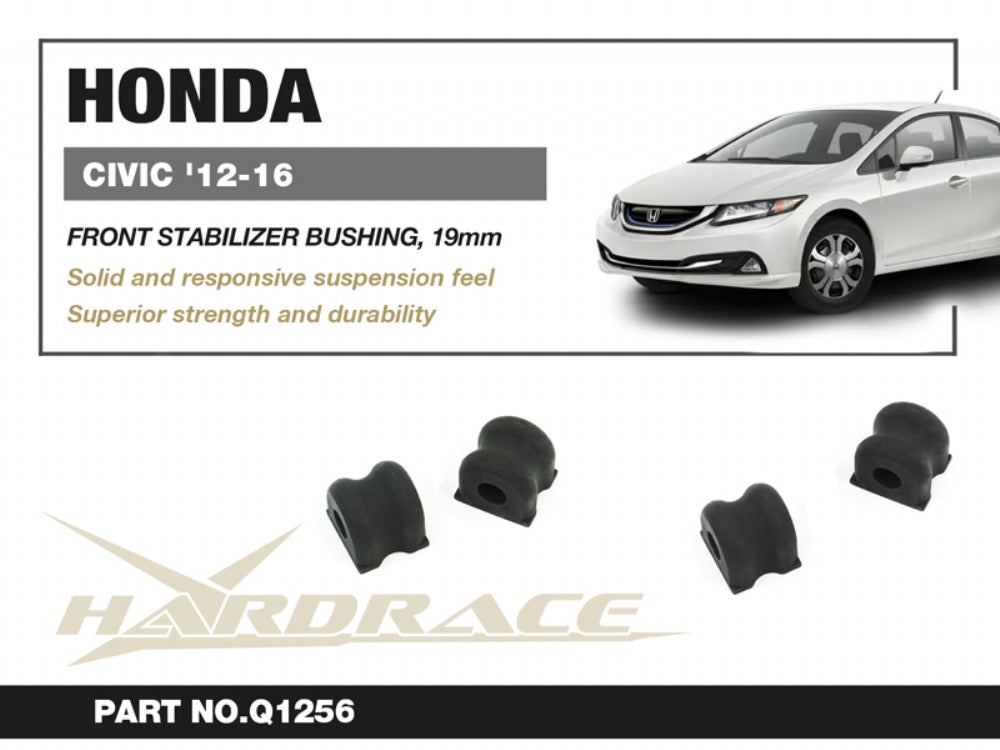 HARDRACE HONDA CIVIC 12-15 FRONT STABILIZER BUSHING,19mm 2PCS/SET HardRace
