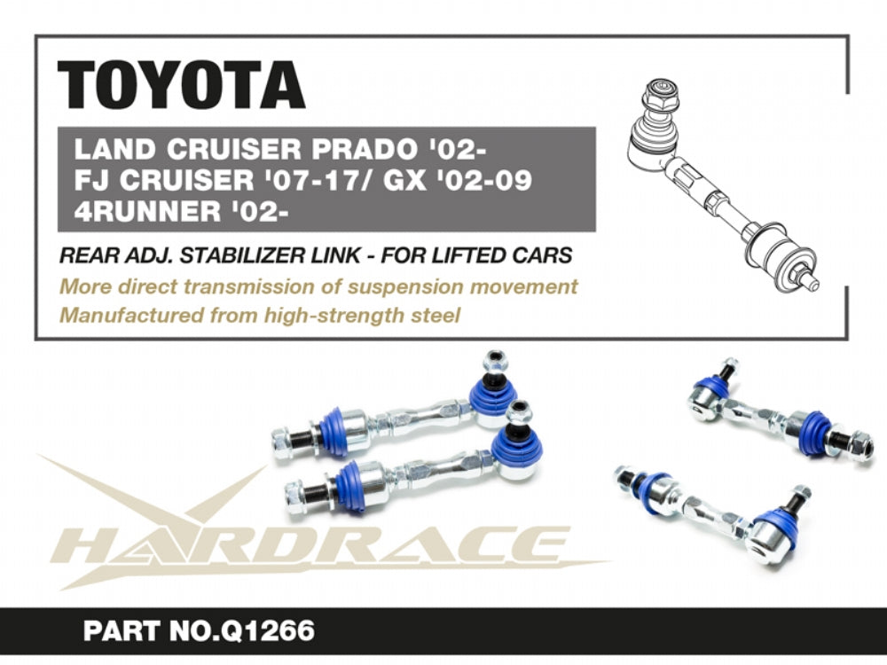HARDRACE TOYOTA 4RUNNER/PRADO FJ/LEXUS GX REAR STABILIZER LINK 2PCS/SET BALL JOINT HardRace