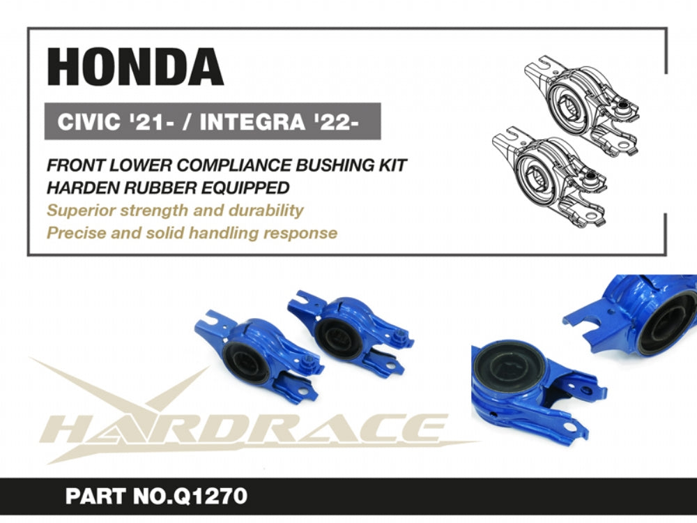 HARDRACE FRONT LOWER ARM BUSHING - REAR COMPLIANCE HONDA CIVIC HardRace