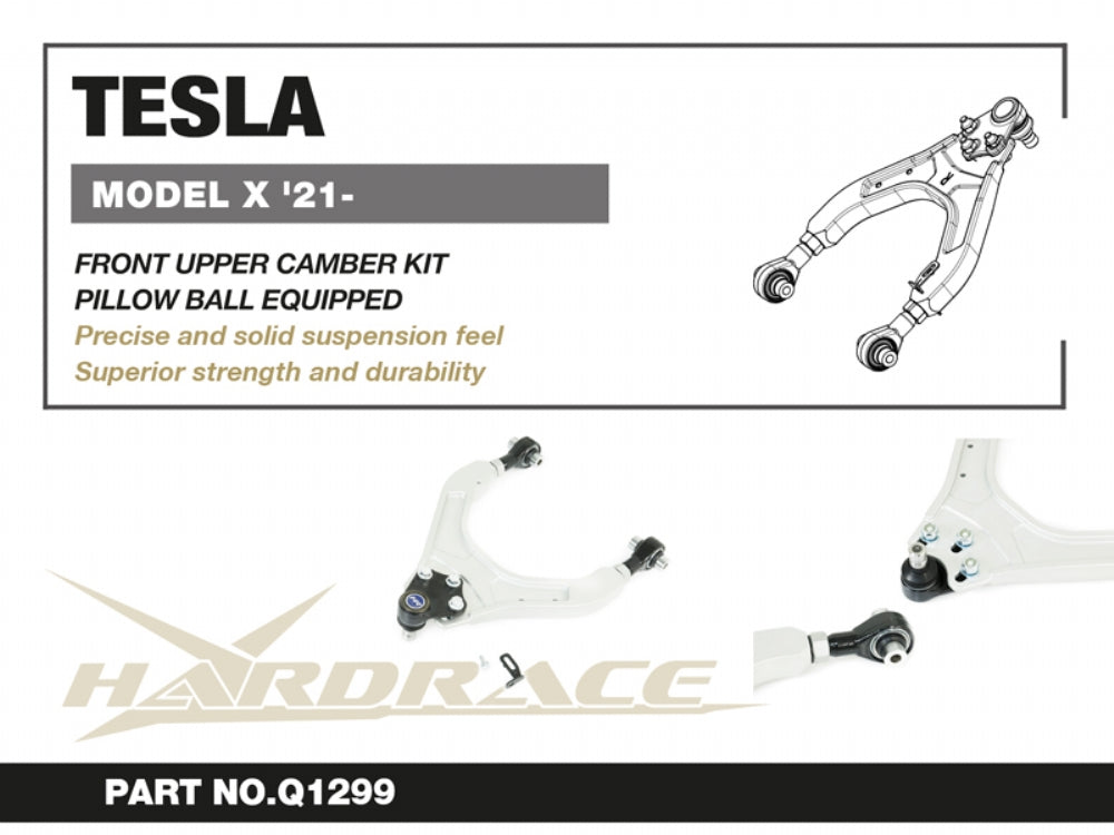 HARDRACE FRONT UPPER CAMBER KIT TESLA MODEL X HardRace