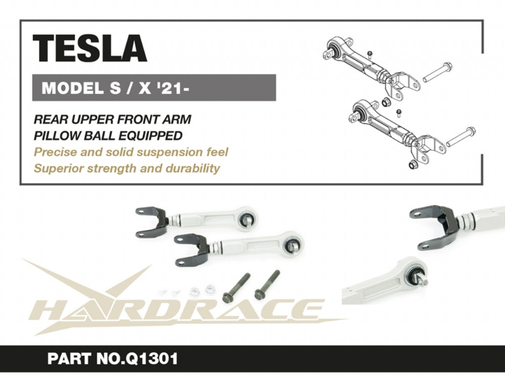 HARDRACE REAR UPPER FRONT ARM TESLA MODEL S, MODEL X HardRace