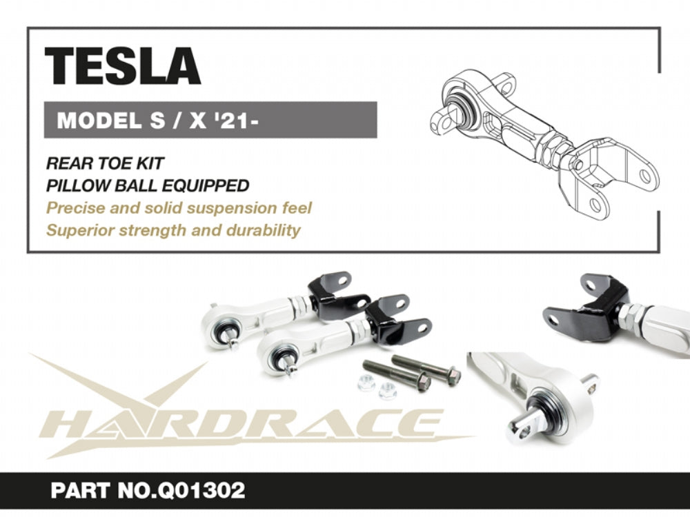 HARDRACE REAR TOE KIT TESLA MODEL S, MODEL X HardRace