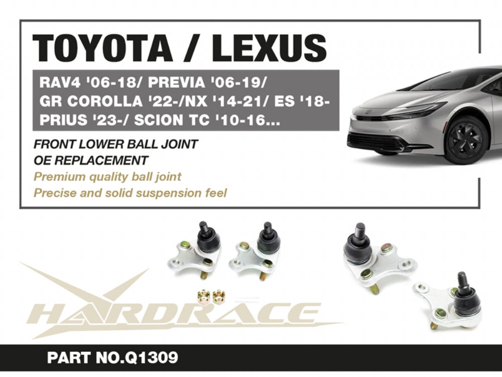 HARDRACE TOYOTA & LEXUS FRONT LOWER BALL JOINT 2PCS/SET OE REPLACEMENT HardRace