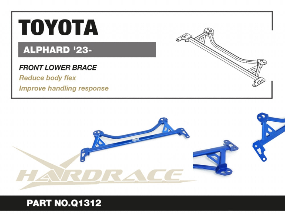 HARDRACE FRONT LOWER BRACE TOYOTA ALPHARD / VELLFIRE, LEXUS LM HardRace