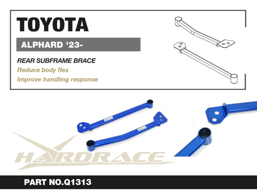 HARDRACE REAR SUBFRAME BRACE TOYOTA ALPHARD / VELLFIRE HardRace
