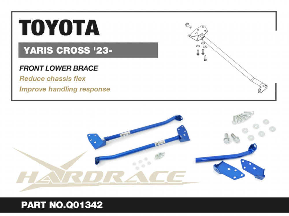 HARDRACE FRONT LOWER BRACE TOYOTA YARIS CROSS HardRace