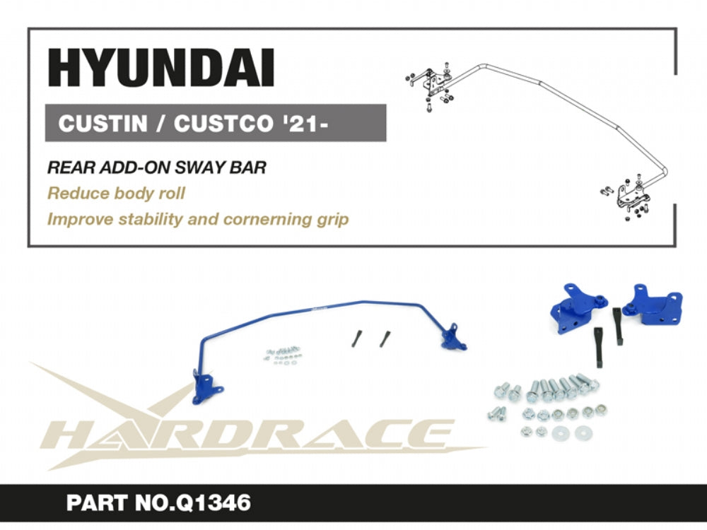 HARDRACE REAR ADD-ON SWAY BAR HYUNDAI CUSTIN / CUSTO HardRace