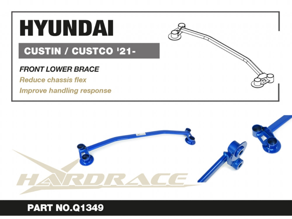 HARDRACE FRONT LOWER BRACE HYUNDAI CUSTIN / CUSTO HardRace