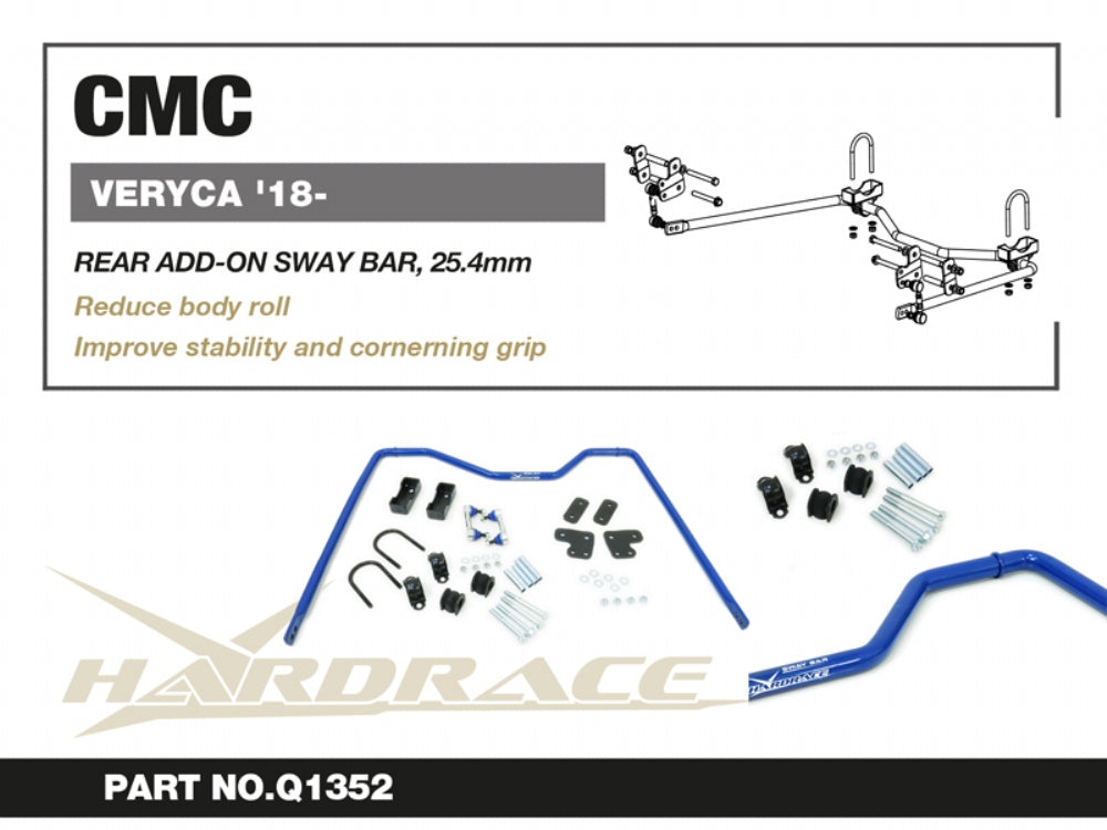 HARDRACE REAR ADD-ON SWAY BAR CMC VERYCA HardRace