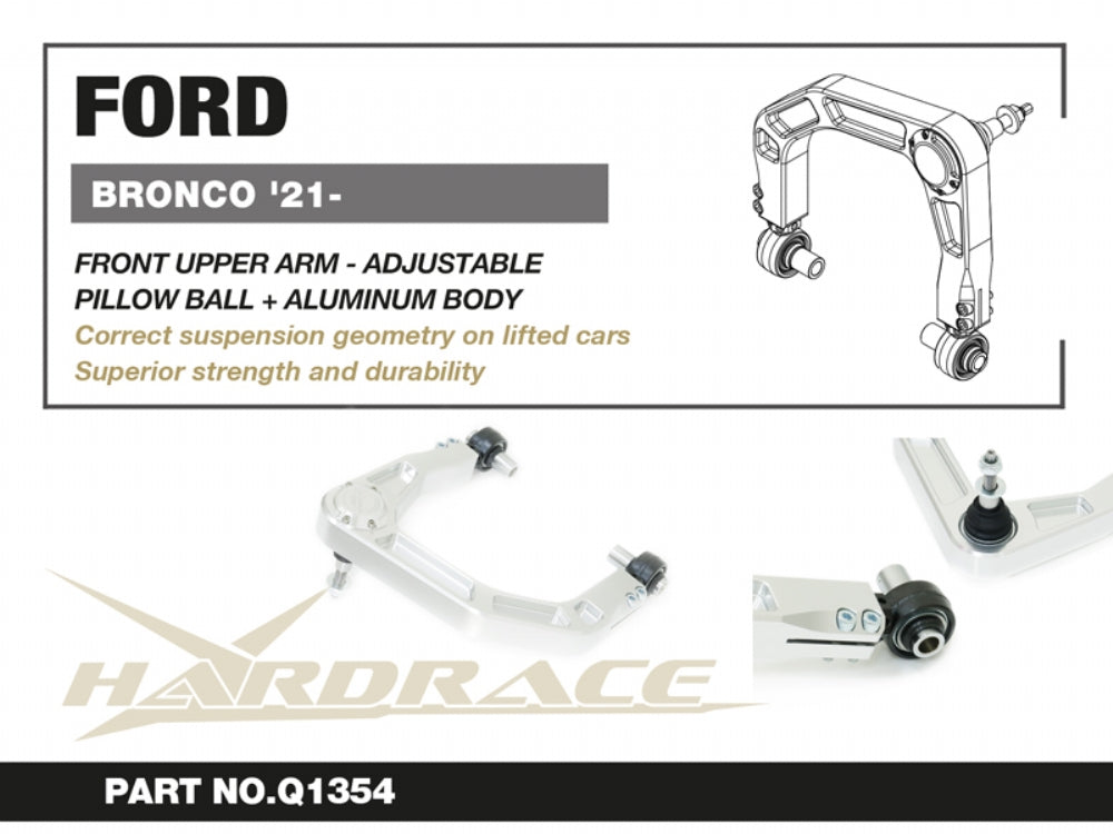 HARDRACE FRONT UPPER ARM FORD BRONCO HardRace