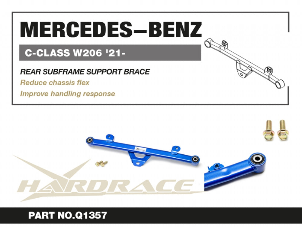 HARDRACE MERCEDES-BENZ C-CLASS 21- W206 REAR SUBFRAME SUPPORT BRACE OE REPLACEMENT 1PCS HardRace