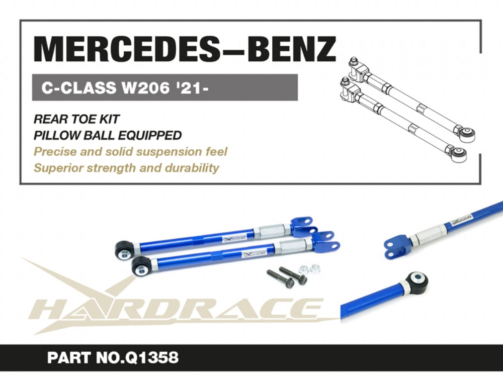 HARDRACE MERCEDES-BENZ C-CLASS 21- REAR TOE KIT (PILLOW BALL) - 2PCS/SET HardRace