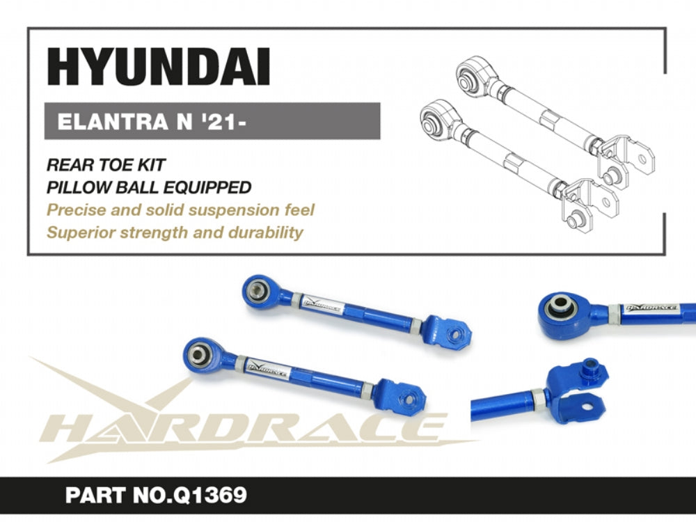 HARDRACE HYUNDAI ELANTRA N 21- REAR TOE KIT (PILLOW BALL) - 2PCS/SET HardRace