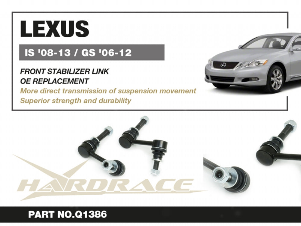 HARDRACE FRONT STABILIZER LINK LEXUS IS, GS HardRace