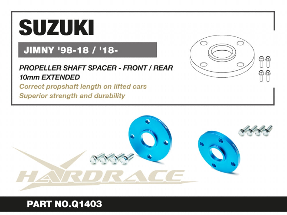 HARDRACE FRONT/REAR PROPELLER SHAFT SPACER SUZUKI JIMNY HardRace