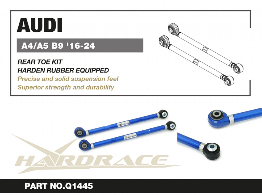HARDRACE REAR TOE KIT AUDI A4, A5, S4/RS4, S5/RS5 HardRace