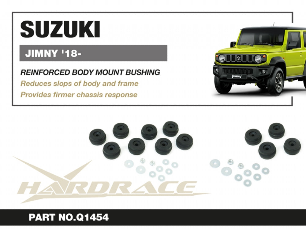 HARDRACE BODY MOUNT BUSHING KIT SUZUKI JIMNY HardRace
