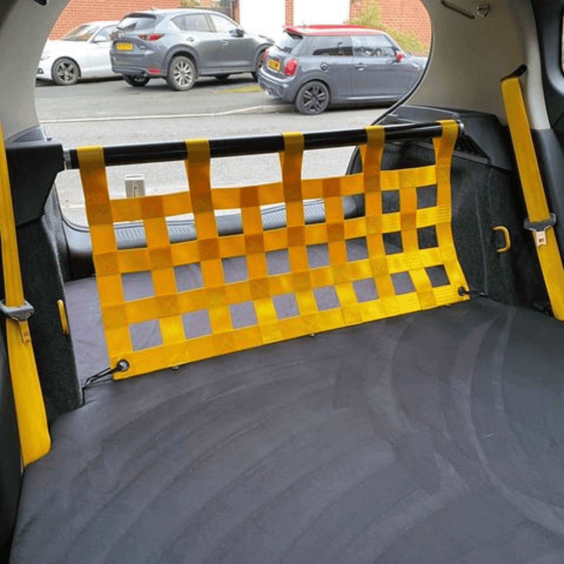 Renault Clio Mk3 197 200 Strut bar and Cargo net cargo-nets.co.uk