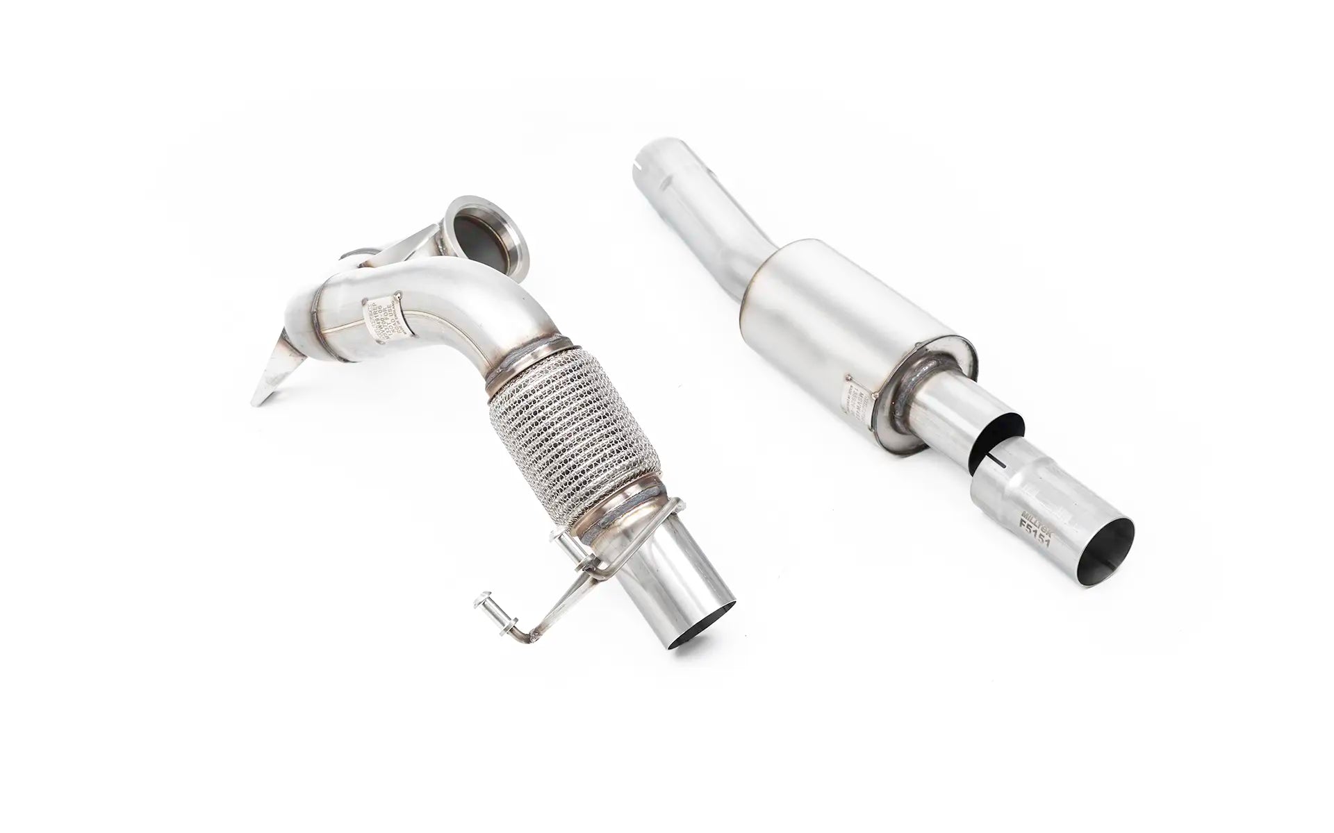 VW Polo GTI 2.0 TSI (AW - 5 Door/Non GPF Models) - Downpipe and Decat for Milltek Cat Back