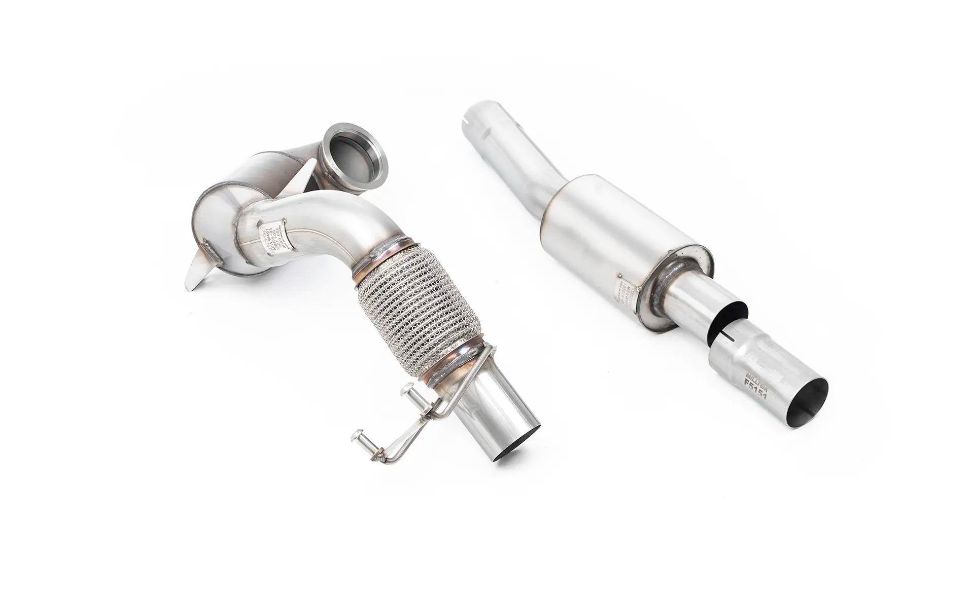 VW Polo GTI 2.0 TSI (AW - 5 Door/Non GPF Models) - Downpipe and Race Cat for Milltek Cat Back