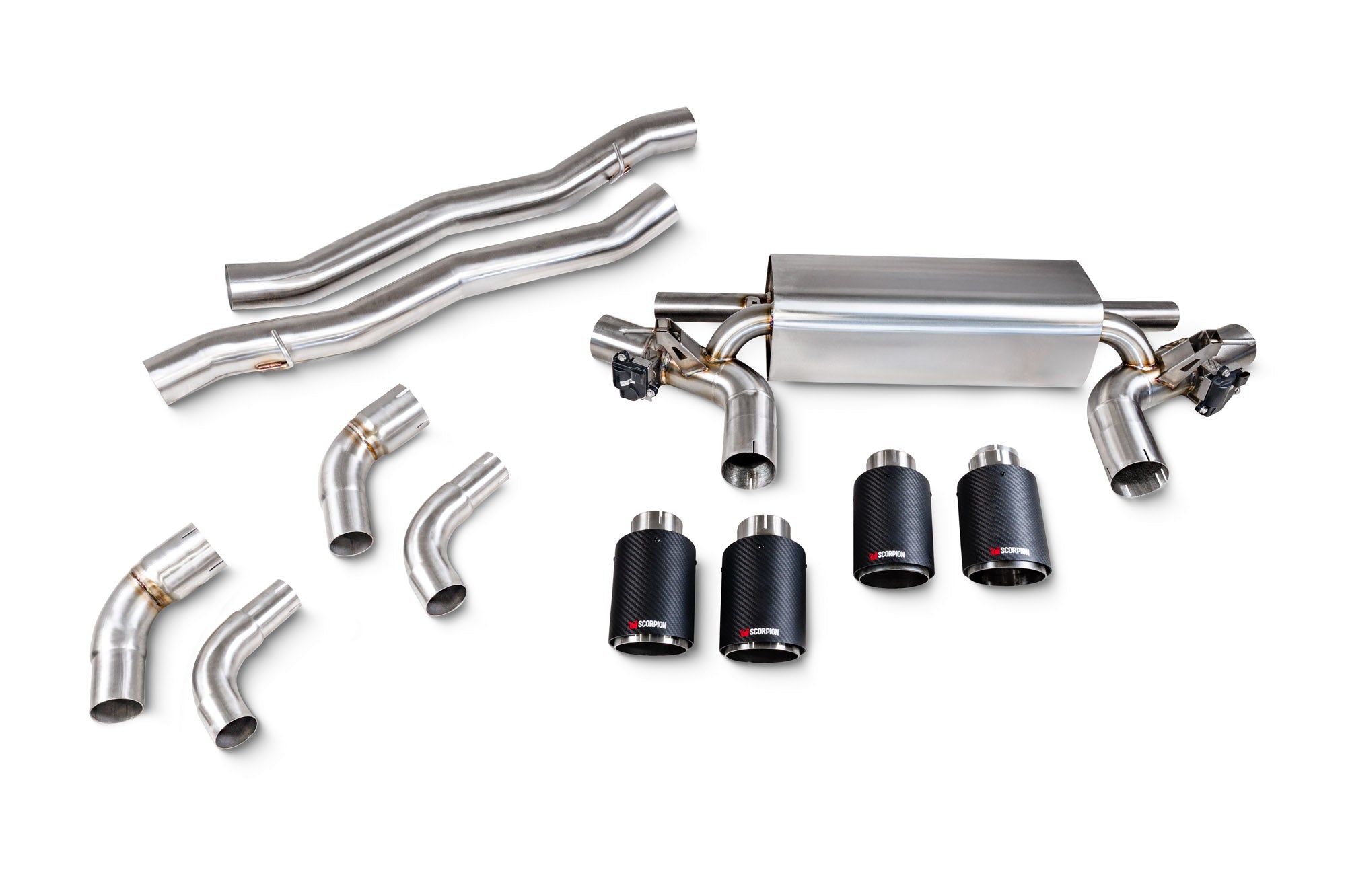 Scorpion BMW M5 G90/G99 GPF-Back system with electronic valves